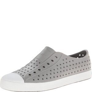 NATIVE SHOES, JEFFERSON, LIGHTWEIGHT SNEAKER FOR ADULTS, PIGEON GREY/SHELL WHITE